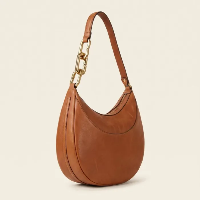 Scooped shoulder bag — handbags manufactured by Revati Craft