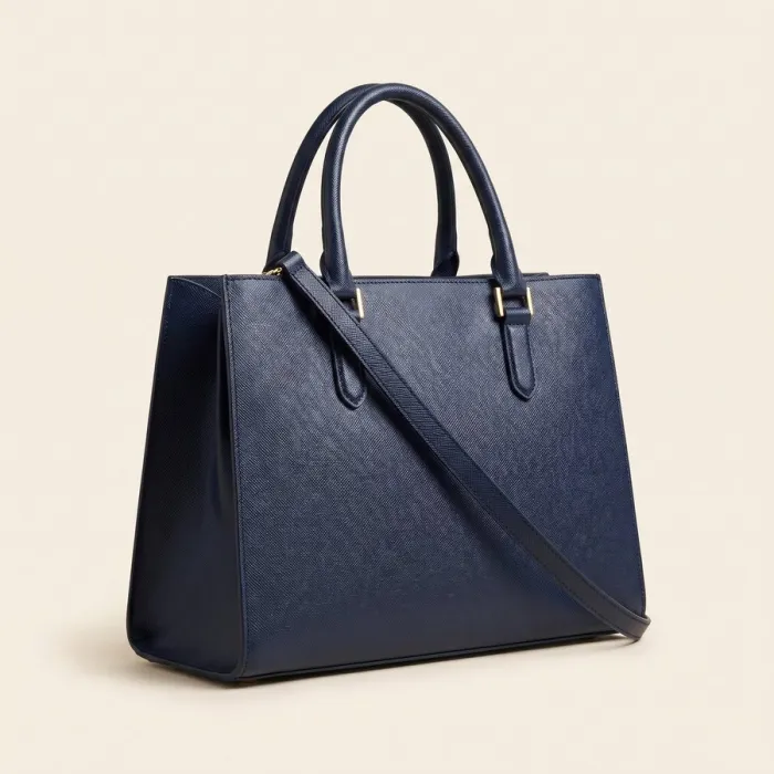 Twin-handle workbag — handbags manufactured by Revati Craft