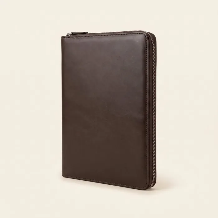 Zip padfolio A4 — stationery manufactured by Revati Craft