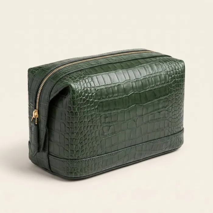 London toiletry bag — travel essentials manufactured by Revati Craft