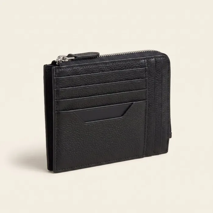 Zipped card / coin holder — wallets & clutches manufactured by Revati Craft